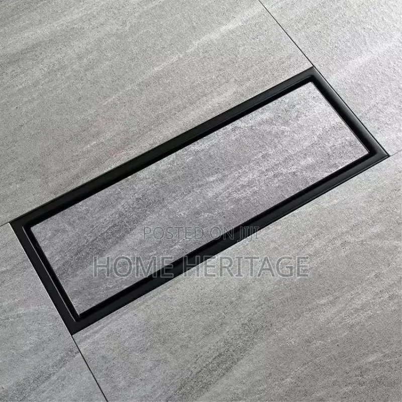 Tiles Black Floor Drain 30cm
