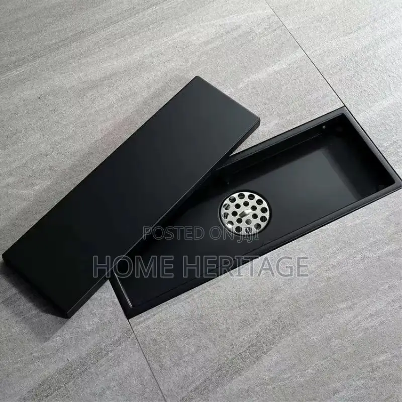 Tiles Black Floor Drain 30cm
