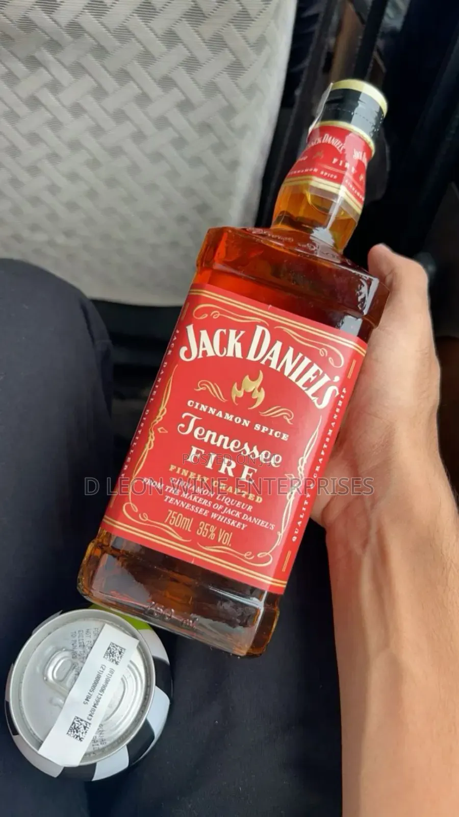 Jack Daniels ( Fire ) Cartoon by ( 12 Bottles )
