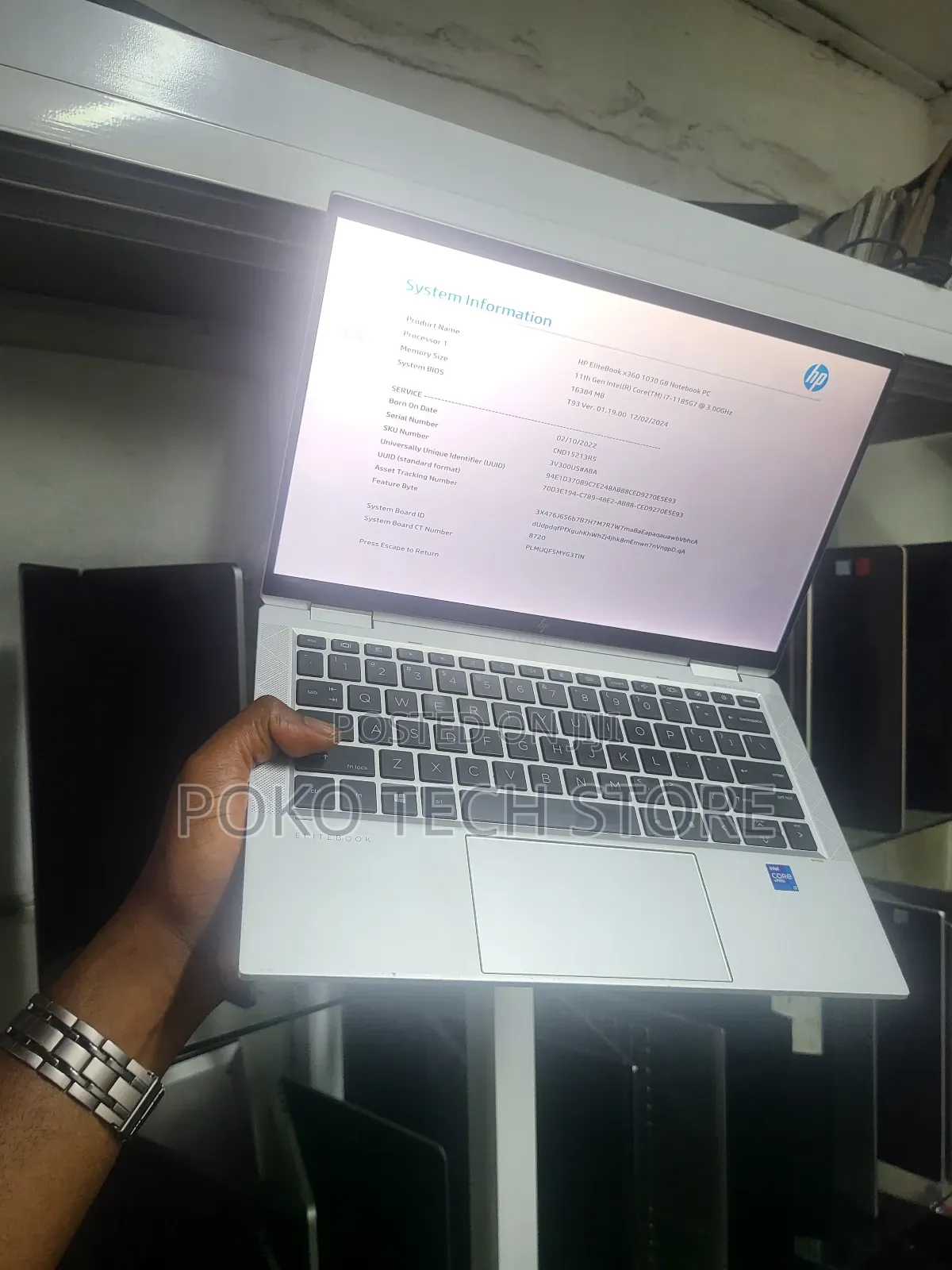 Laptop HP EliteBook x360 1030 G8 16GB Intel Core i7 SSD 512GB