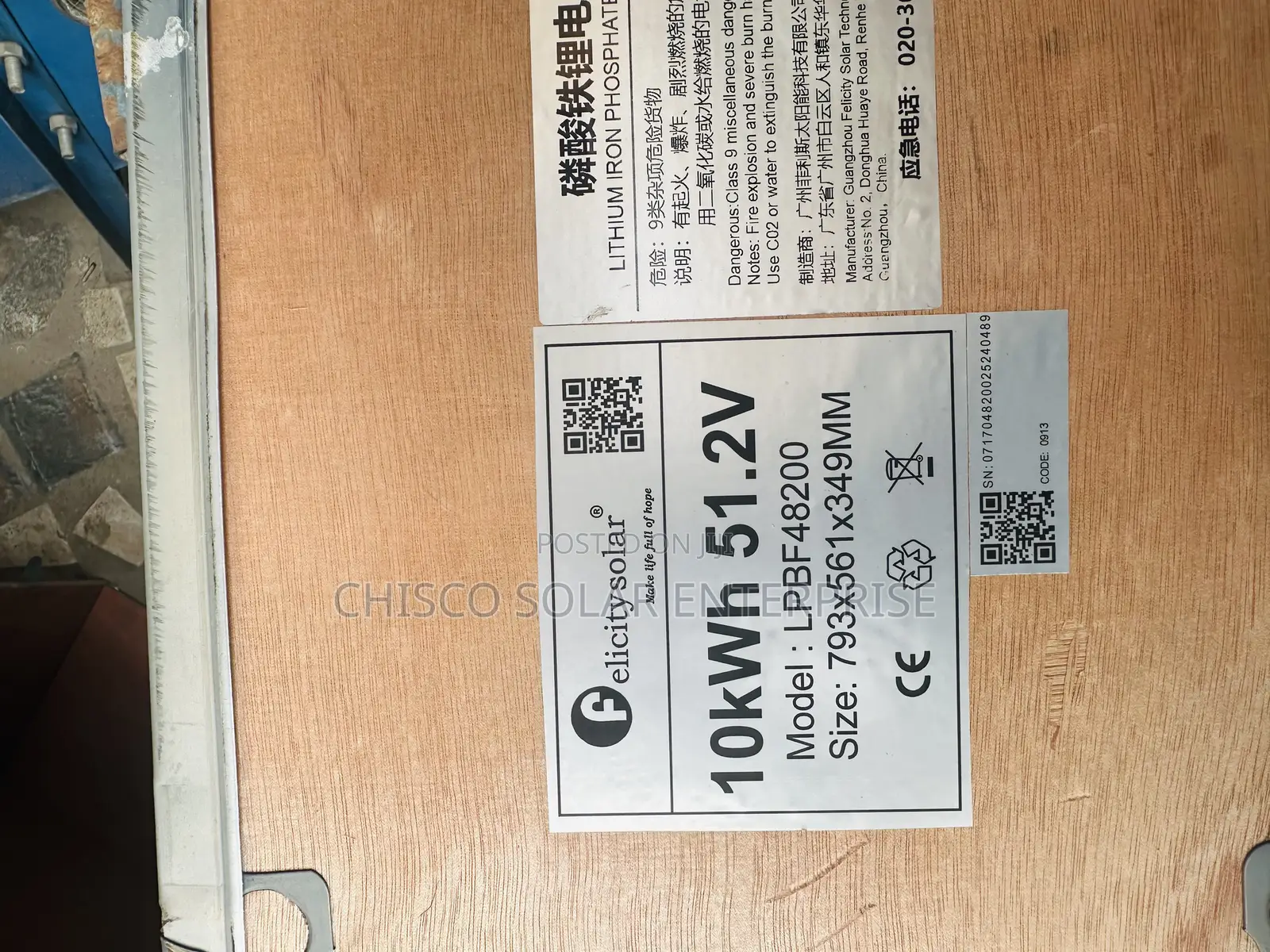 10kwh 48vfelicity Lithium Battery Available