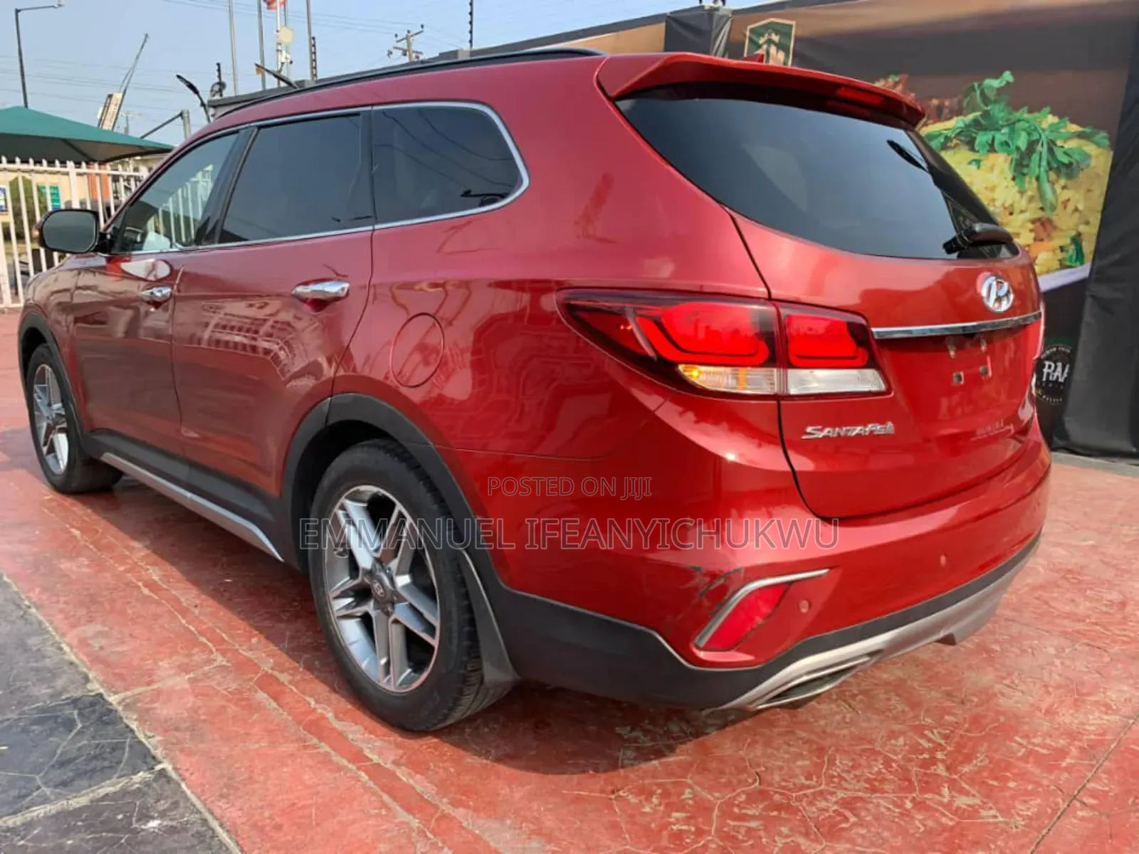 Hyundai Santa Fe Limited AWD 2016 Red