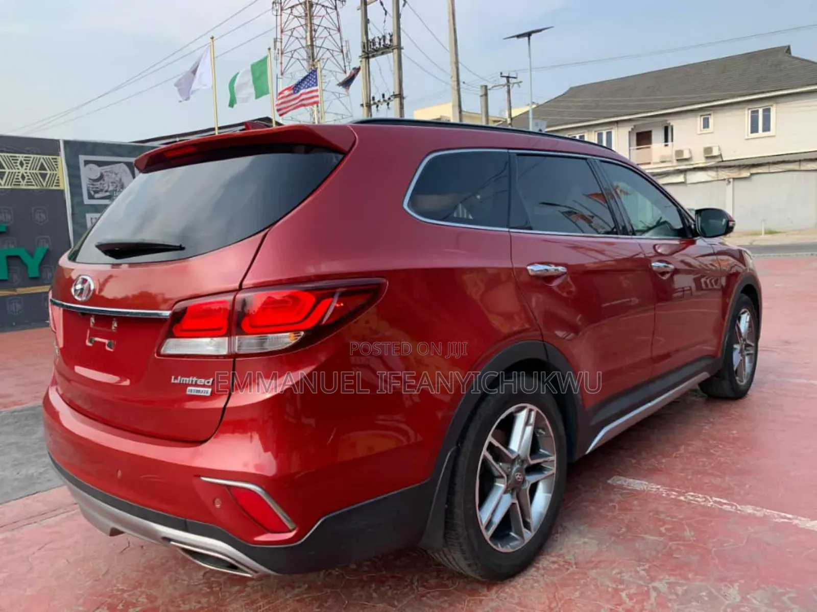 Hyundai Santa Fe Limited AWD 2016 Red