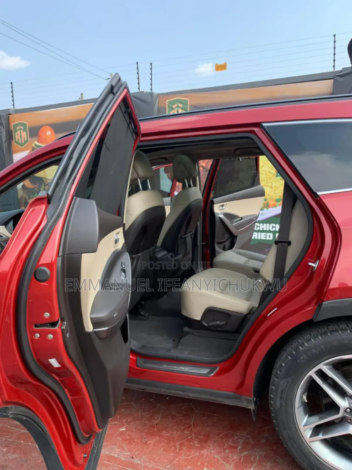 Hyundai Santa Fe Limited AWD 2016 Red