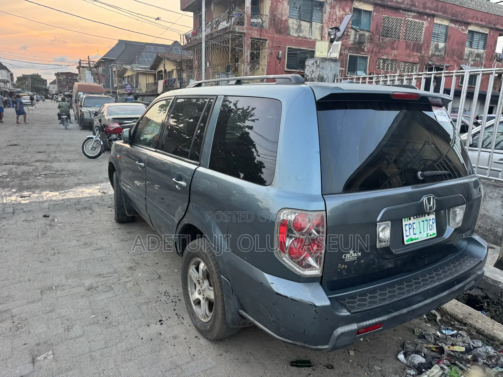 Honda Pilot EX 4x4 (3.5L 6cyl 5A) 2007 Gray