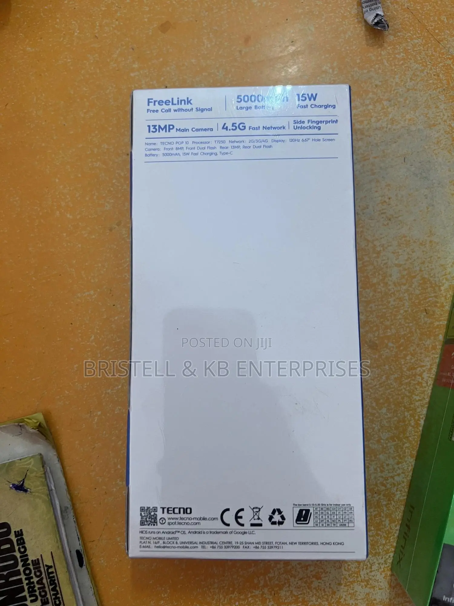 New Tecno Pop 10 64 GB Black