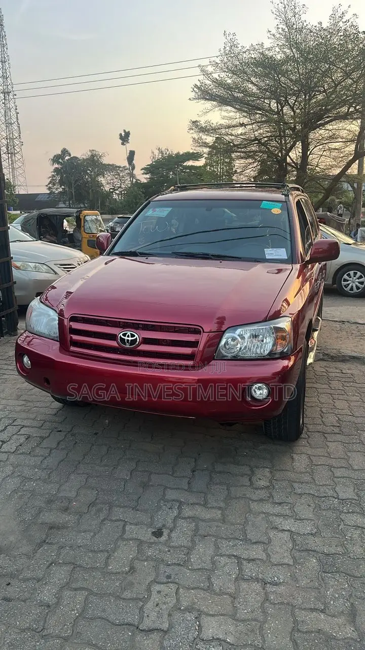 Toyota Highlander Limited V6 2006 Maroon