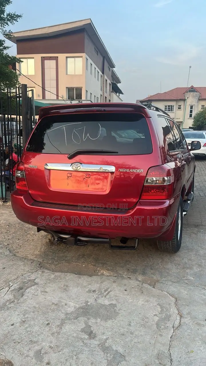 Toyota Highlander Limited V6 2006 Maroon