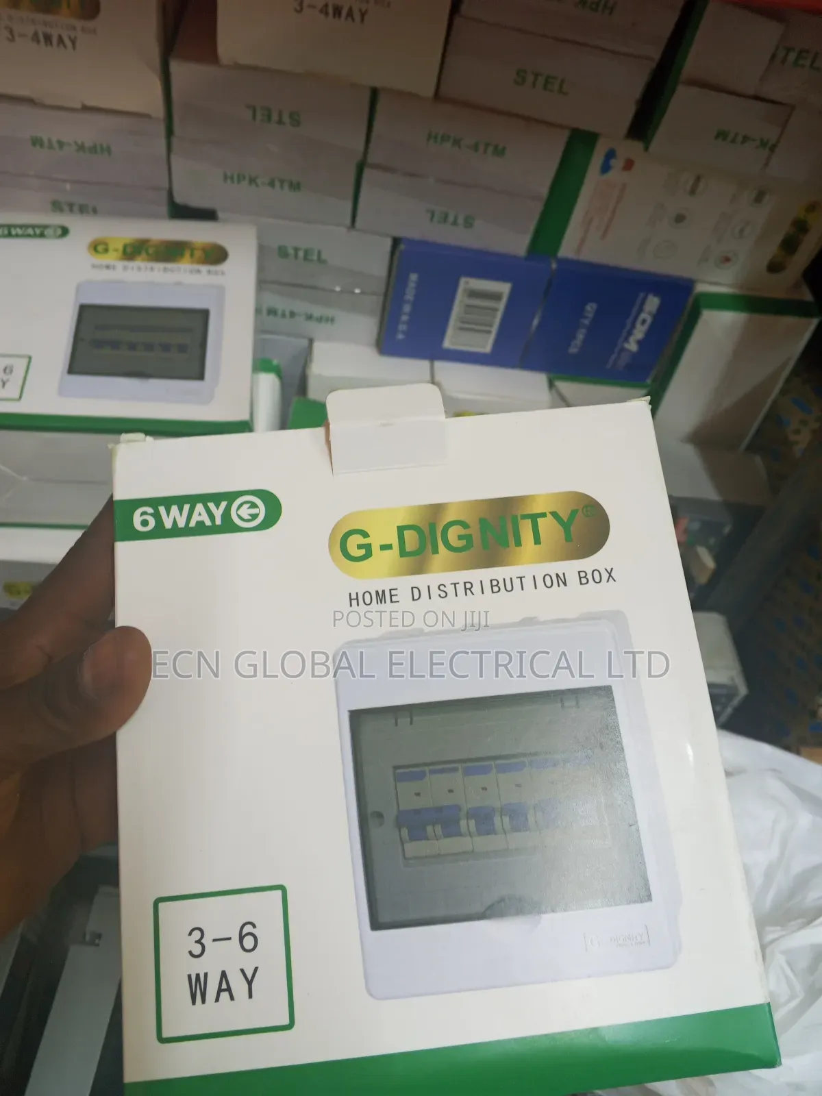 G-Dignity 6-Way Home Distribution Box – Plastic MCB Enclosure.