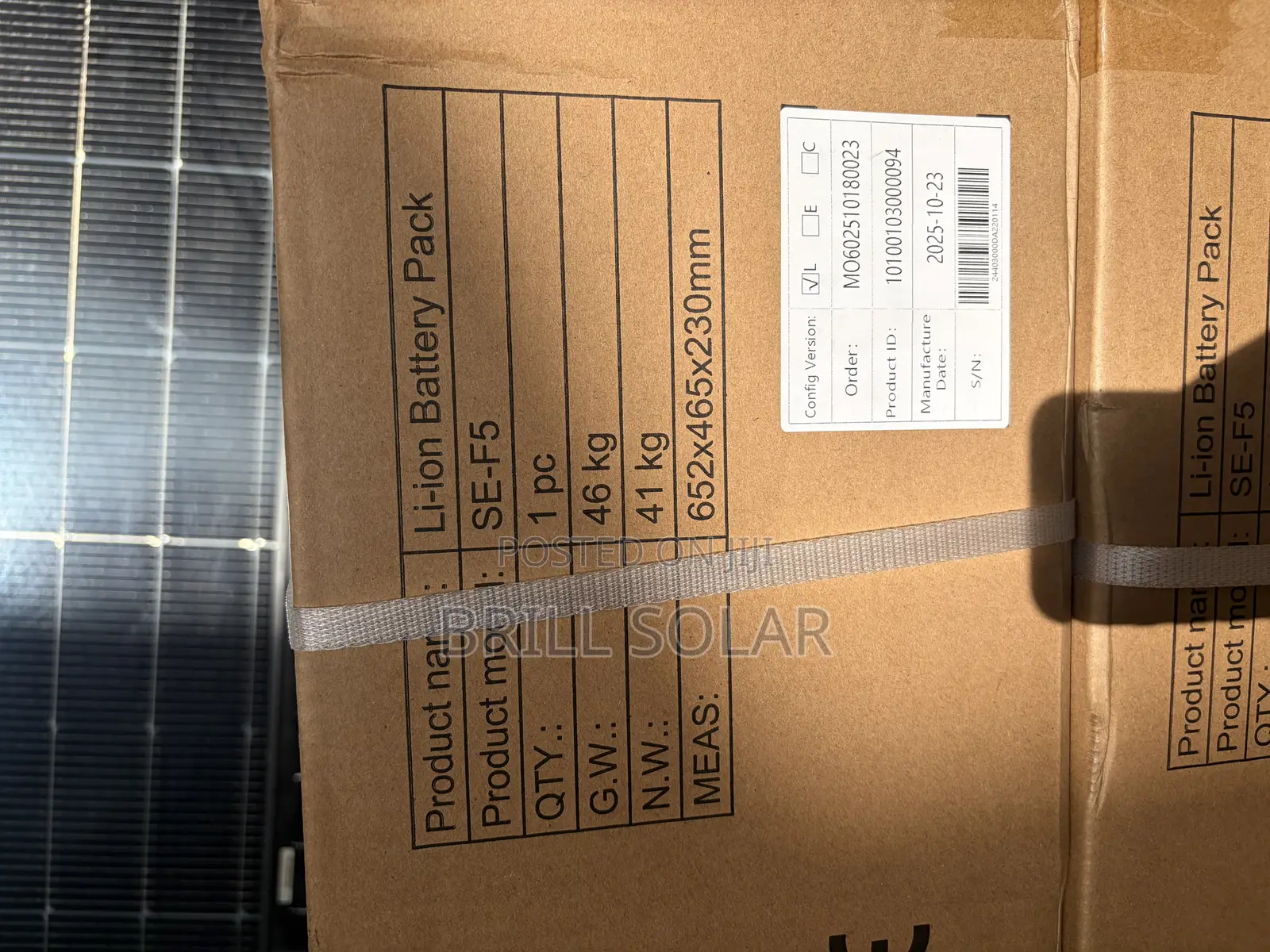 5kwh-51.2v Deye Solar Lithium Battery(Se-F5)