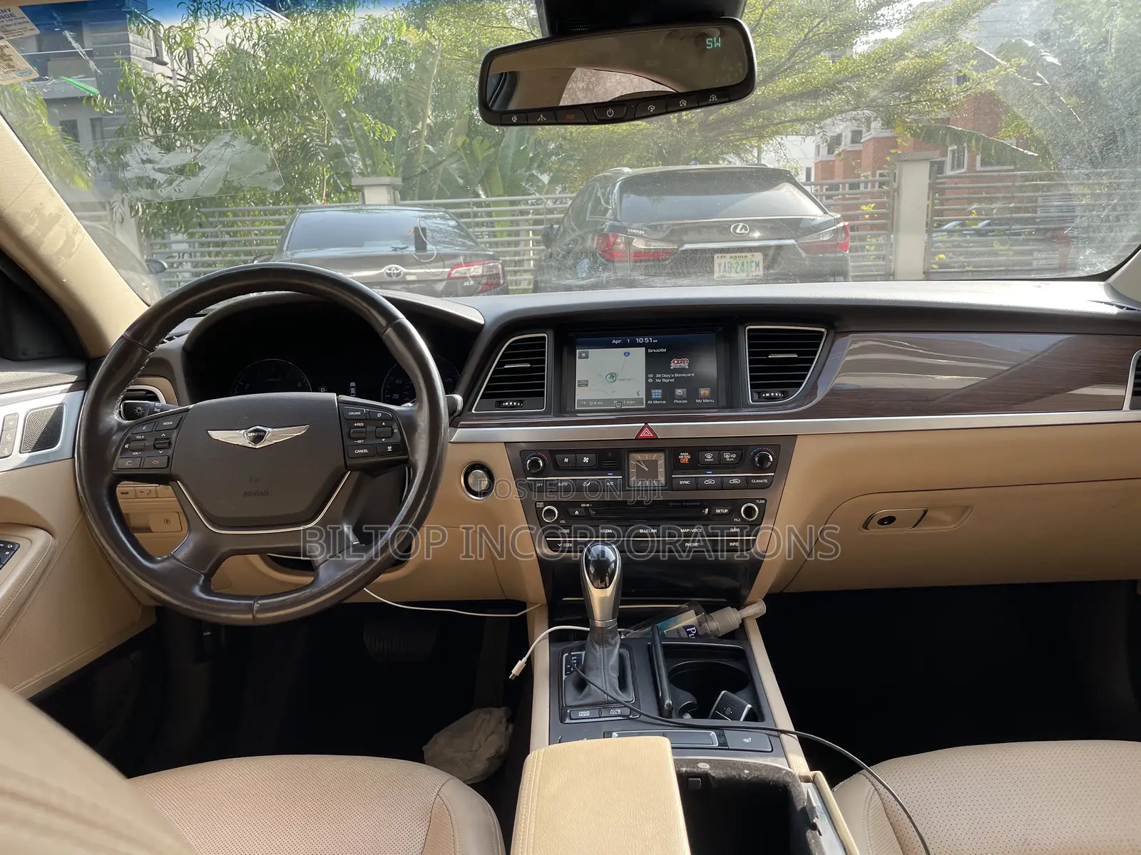 Genesis G80 3.8 2017 Red