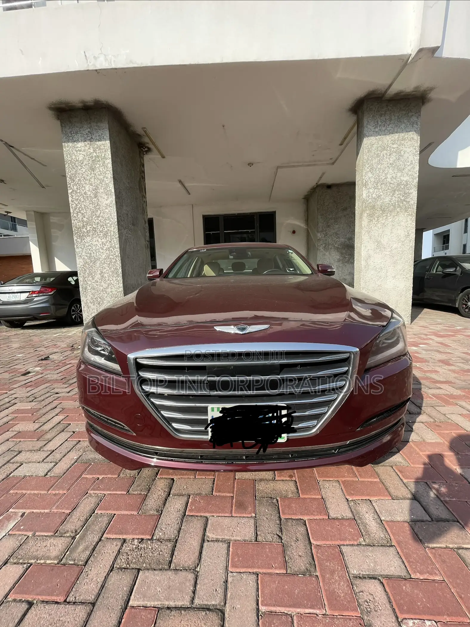 Genesis G80 3.8 2017 Red
