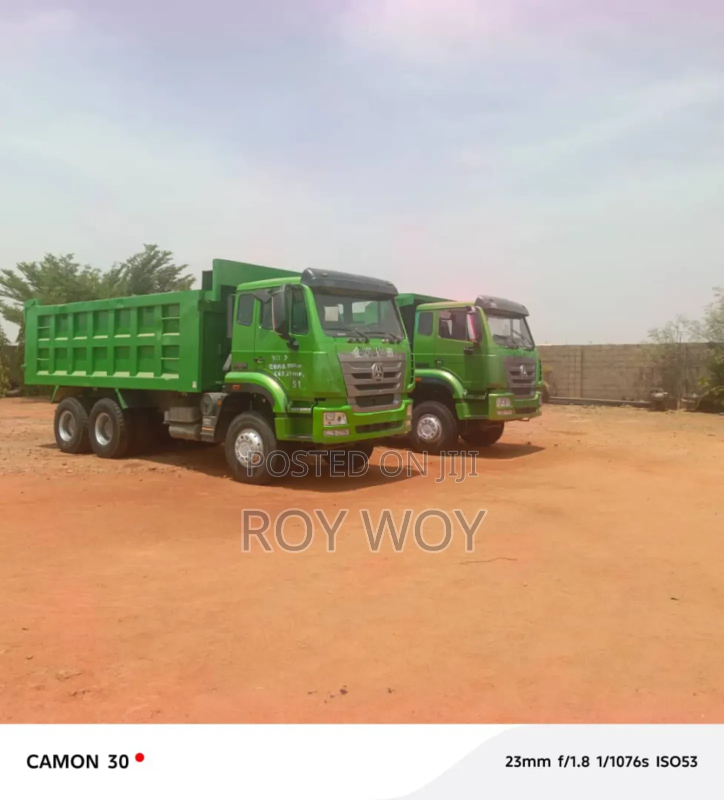 Foreign Used Howo Dump Truck 10tyres