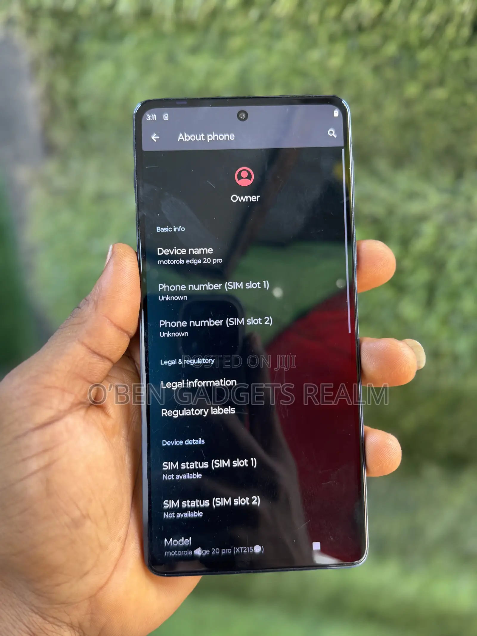 Motorola Edge 20 Pro 256 GB Blue