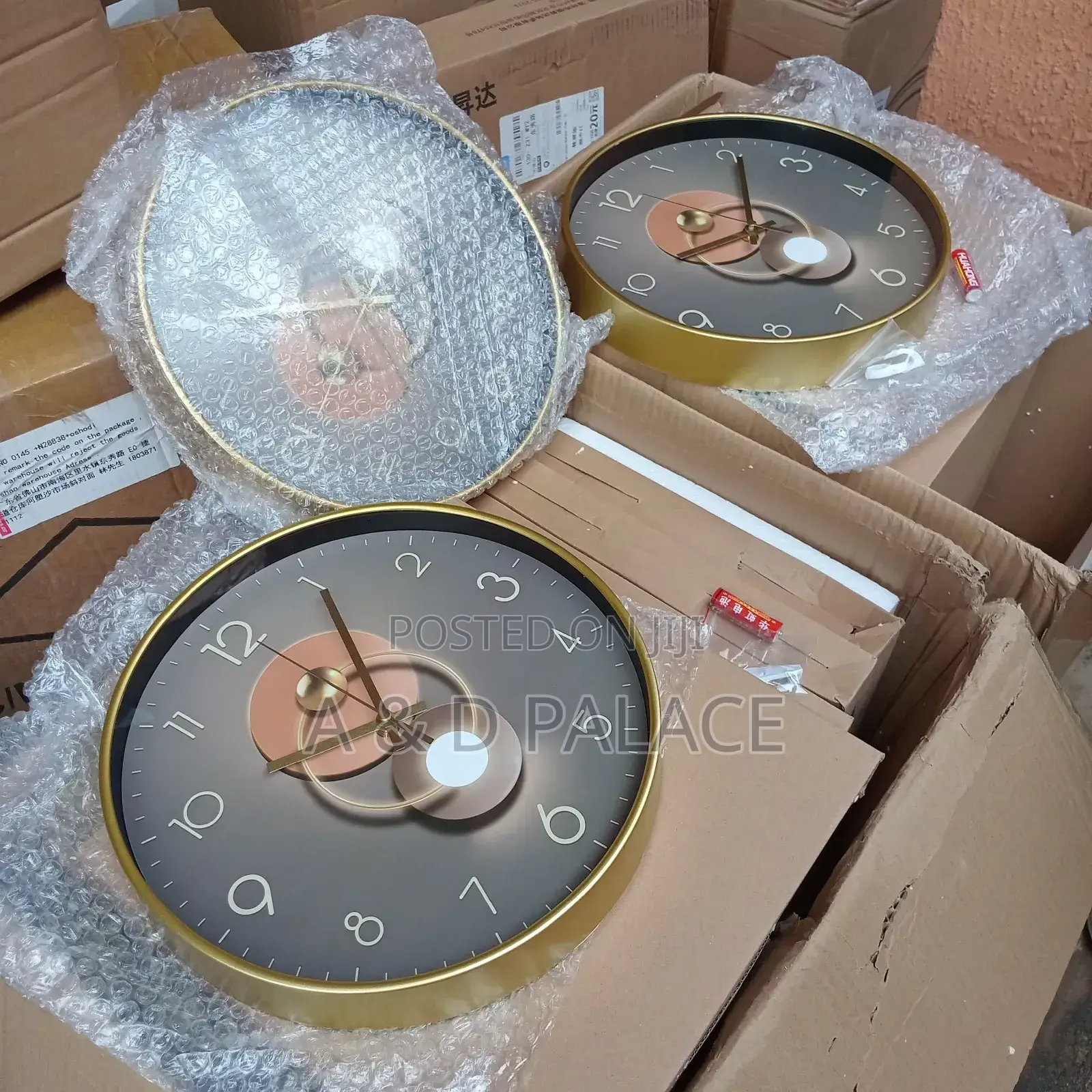 12inches Light and Shadow Art Original British Wall Clock