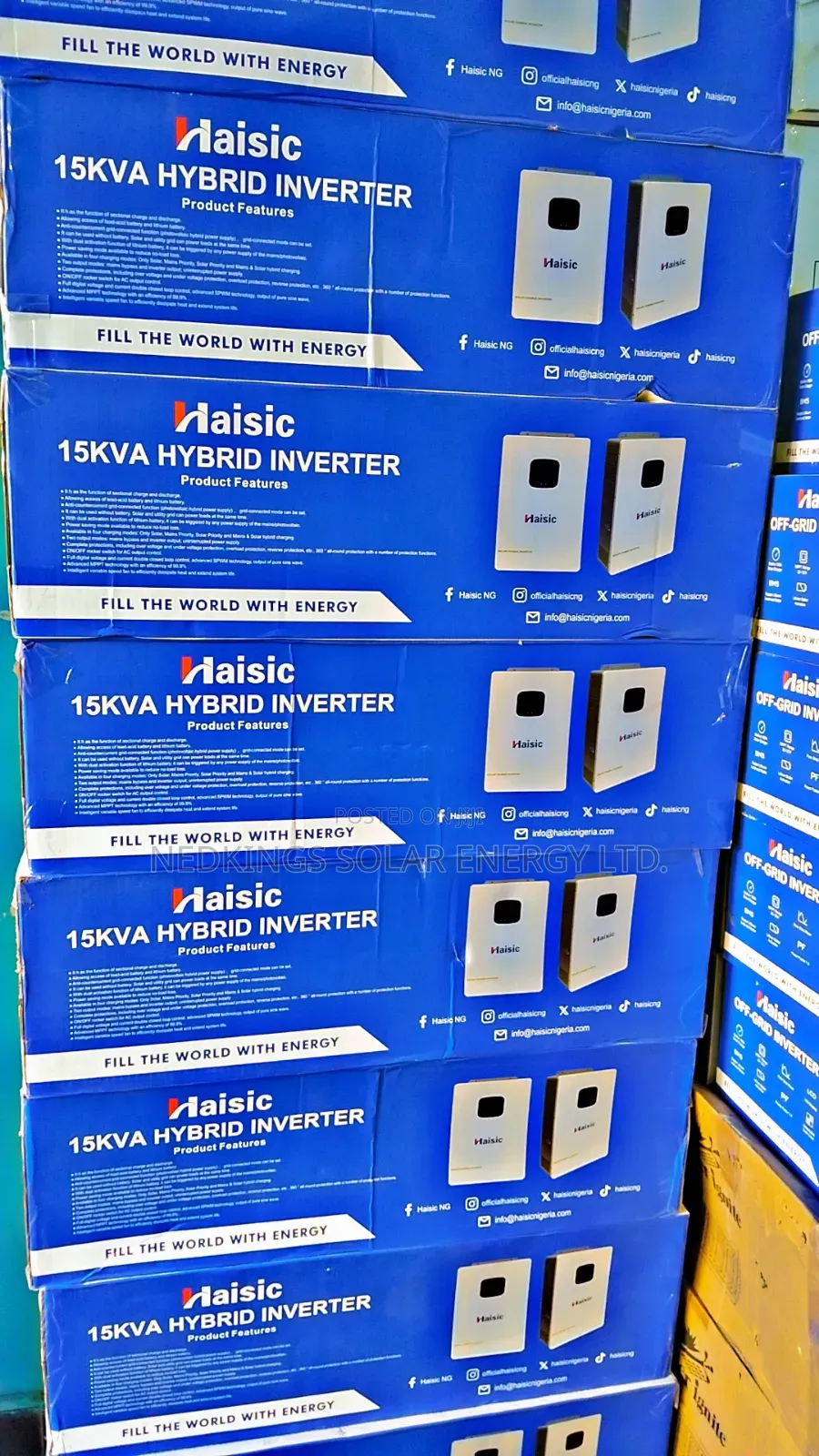 Haisic 15kva/48v Hybrid Inverter