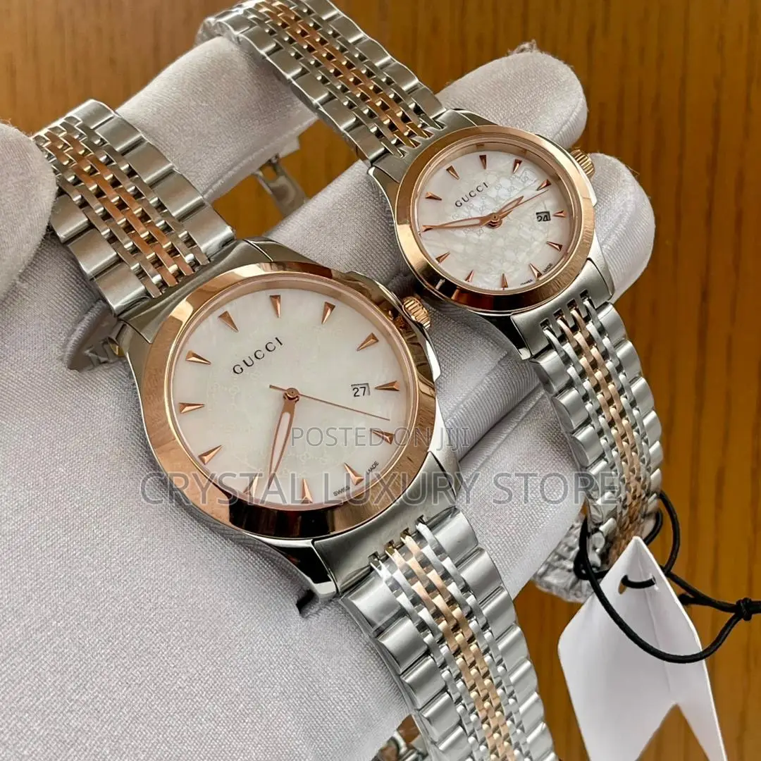 Gucci Quality Luxury Couples Set Automatic Engine Wristwatch
