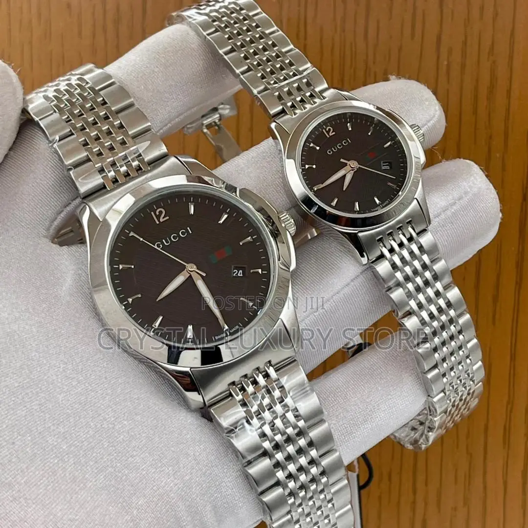 Gucci Quality Luxury Couples Set Automatic Engine Wristwatch