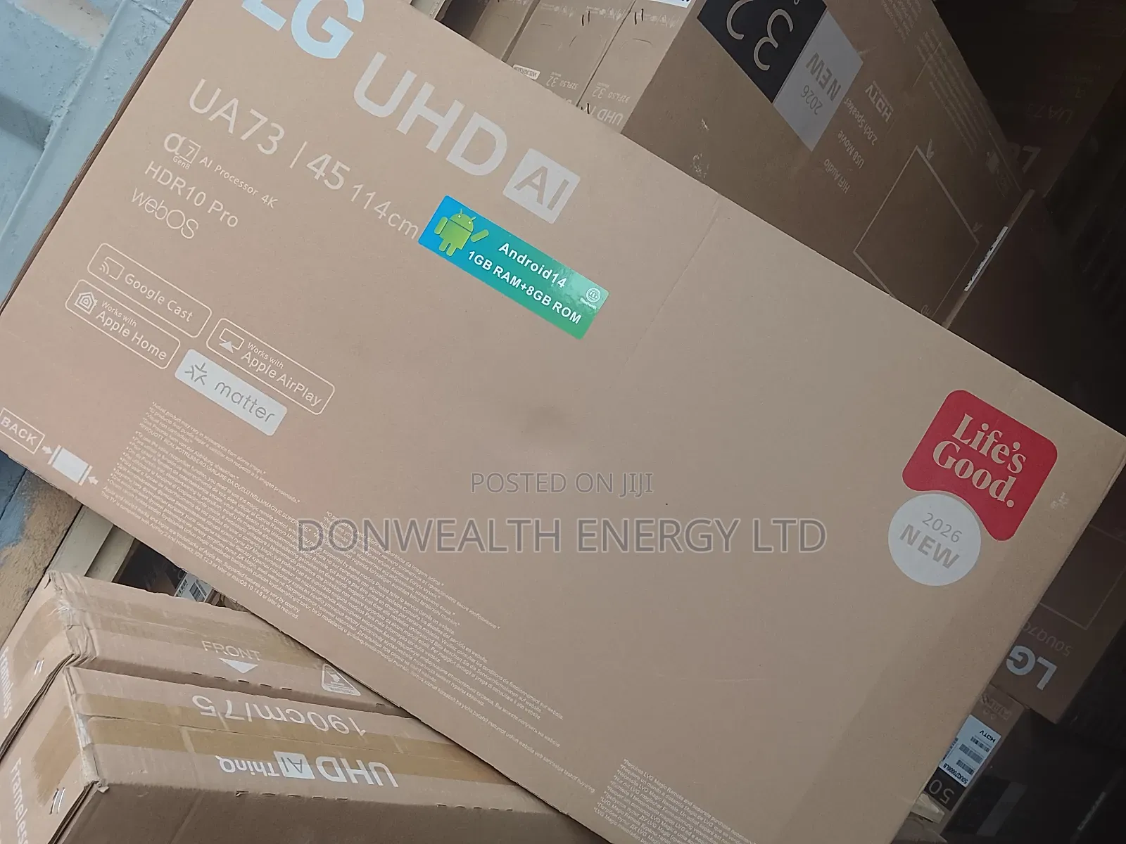 New 45inches Smart Lg Tv With 2 Years Warranty