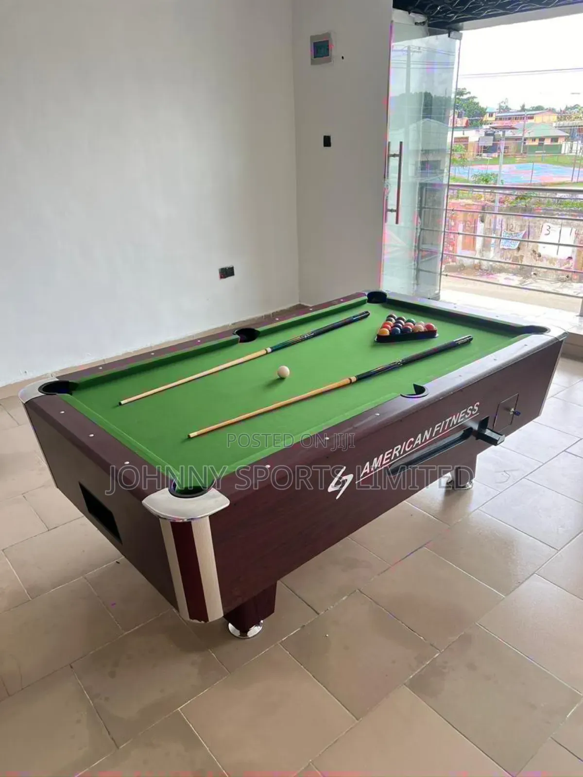 American Fitness Marble and Coin Operated Snooker Board