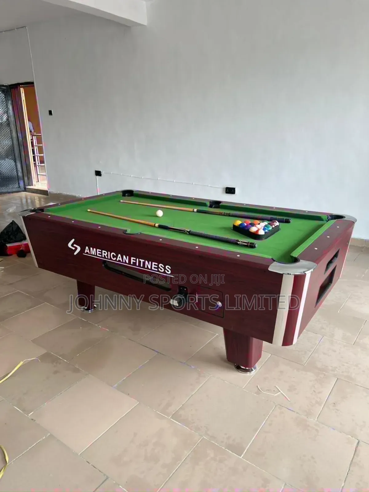 American Fitness Marble and Coin Operated Snooker Board