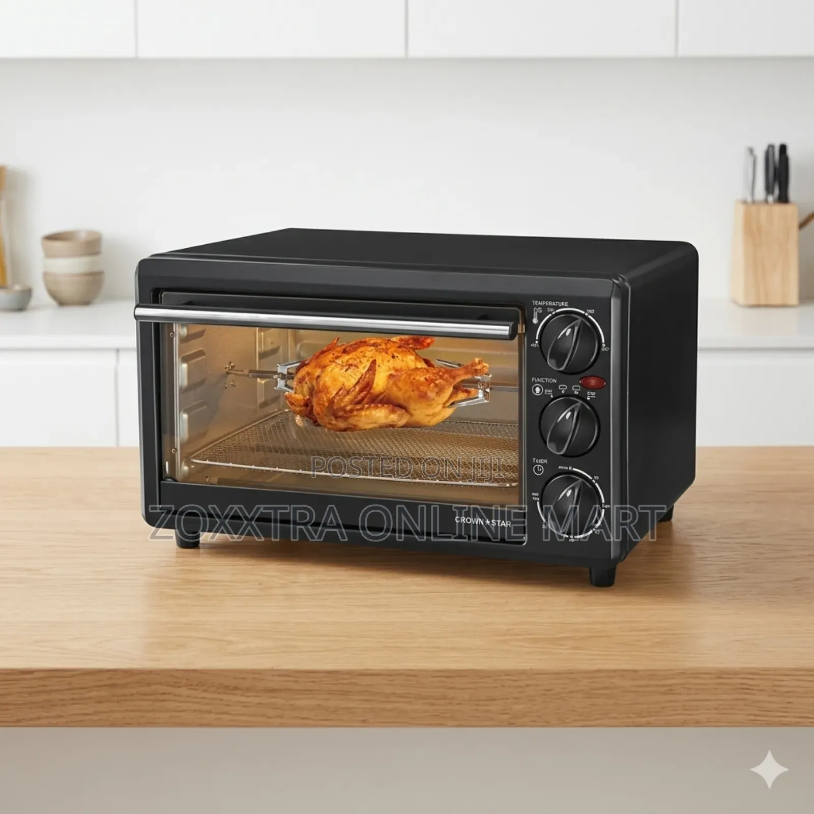 19l Crown Star Electric Toaster Oven