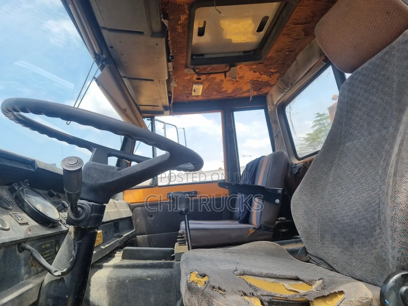 Steyr Tipper Truck 4x4 1999 Yellow