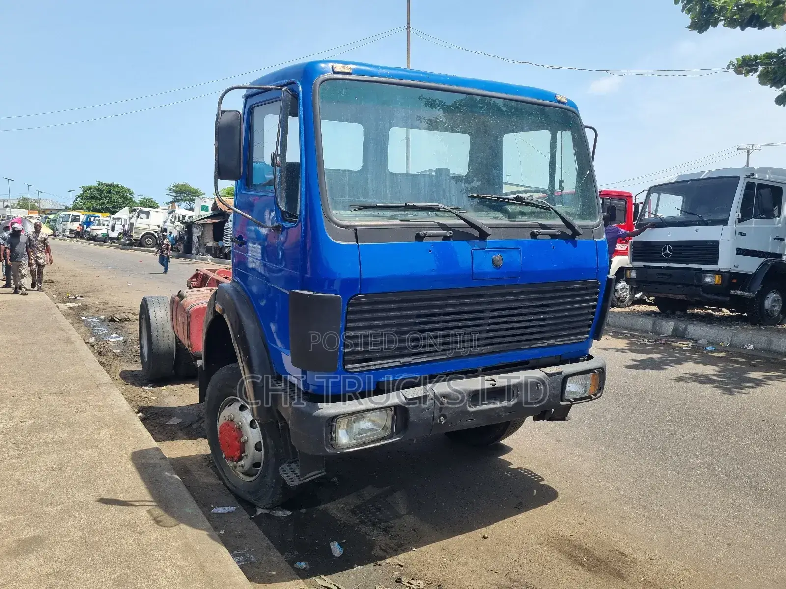 Mercedes Benz 4×4 Chassis Truck V8 Engine