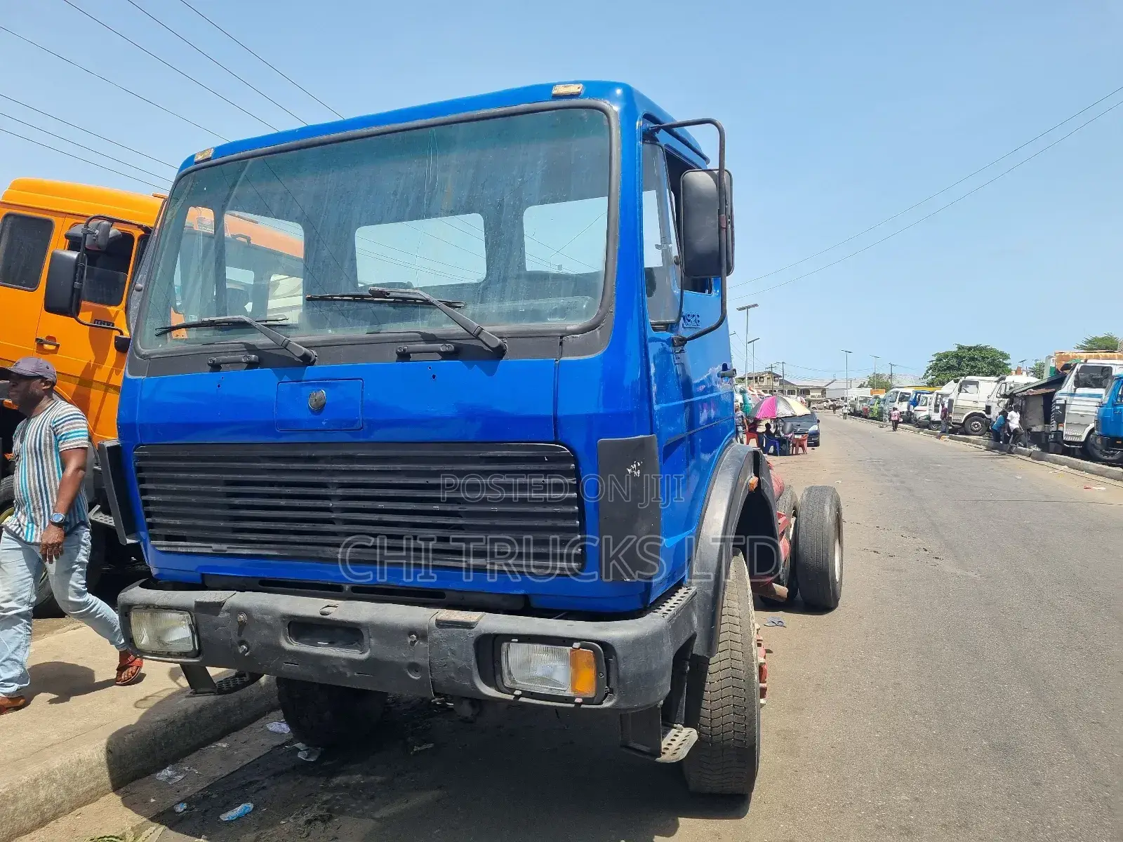 Mercedes Benz 4×4 Chassis Truck V8 Engine