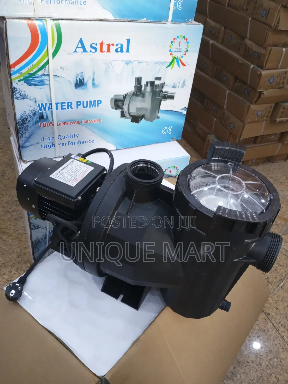 1.5hp Astral Swimming Pool Pumping Machine. 100% Copper Coil