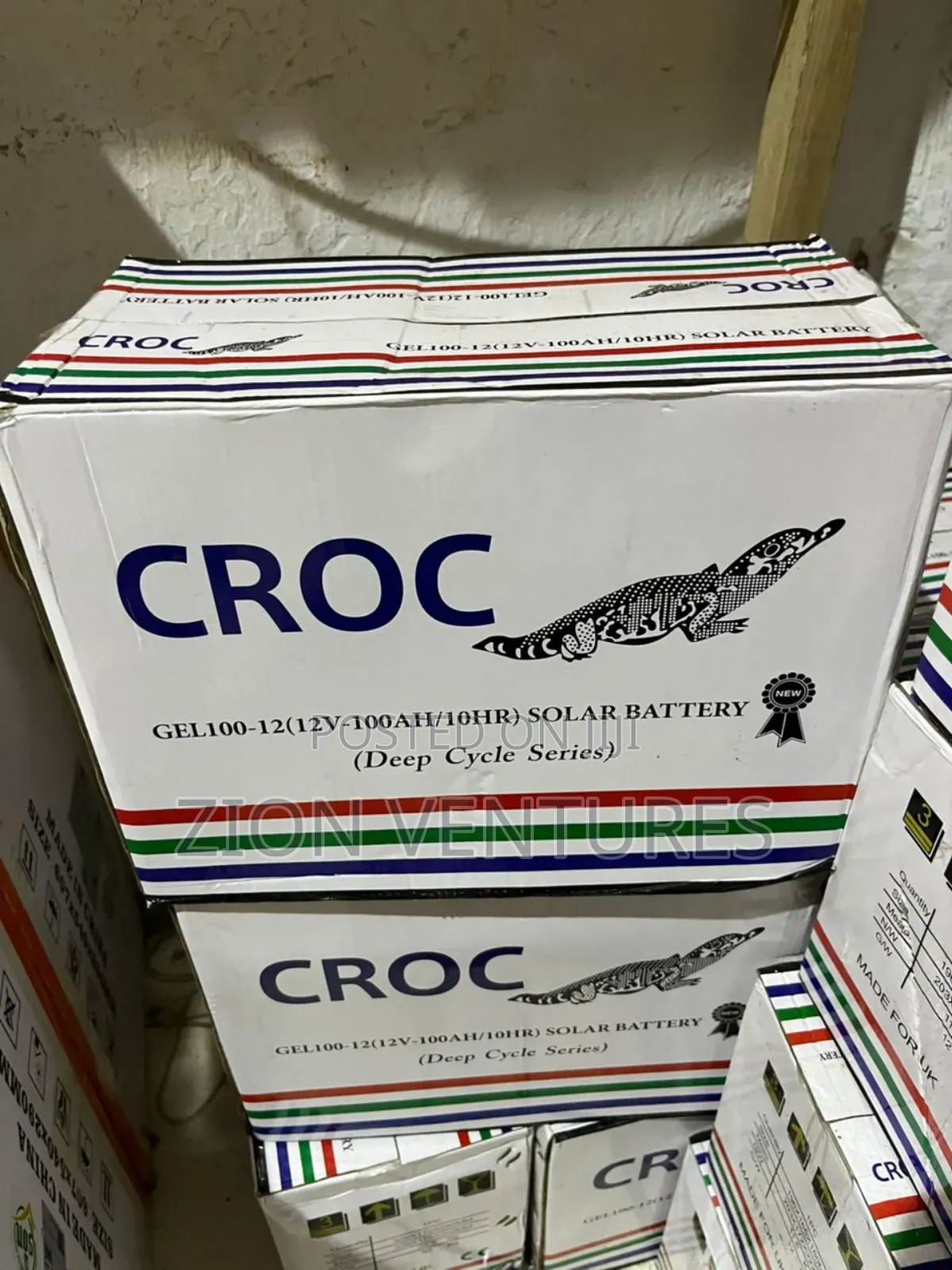 12v 100ah Croc Gel Battery