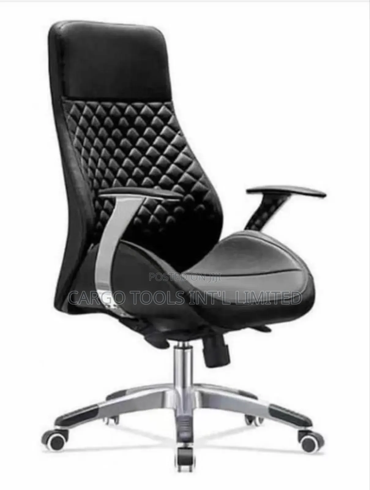 Quality Office Chair, Black Swivel