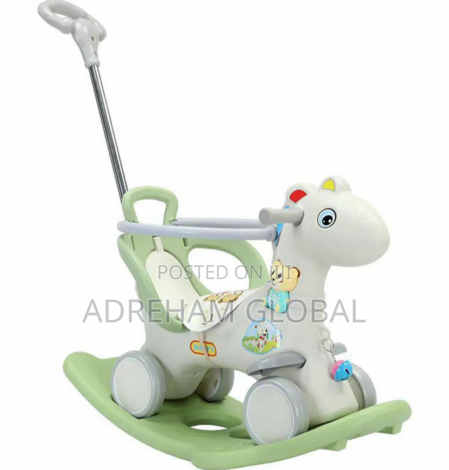 Children's Rocking Horse Multi-Functional Baby Stroller With Music