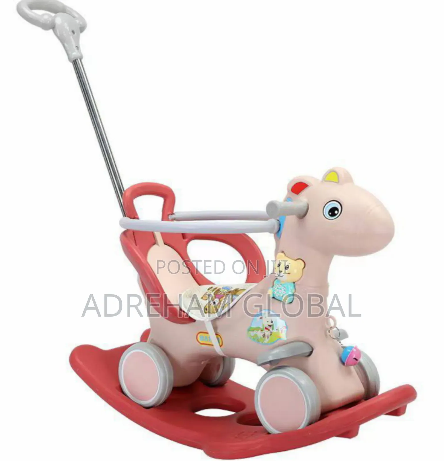 Children's Rocking Horse Multi-Functional Baby Stroller With Music