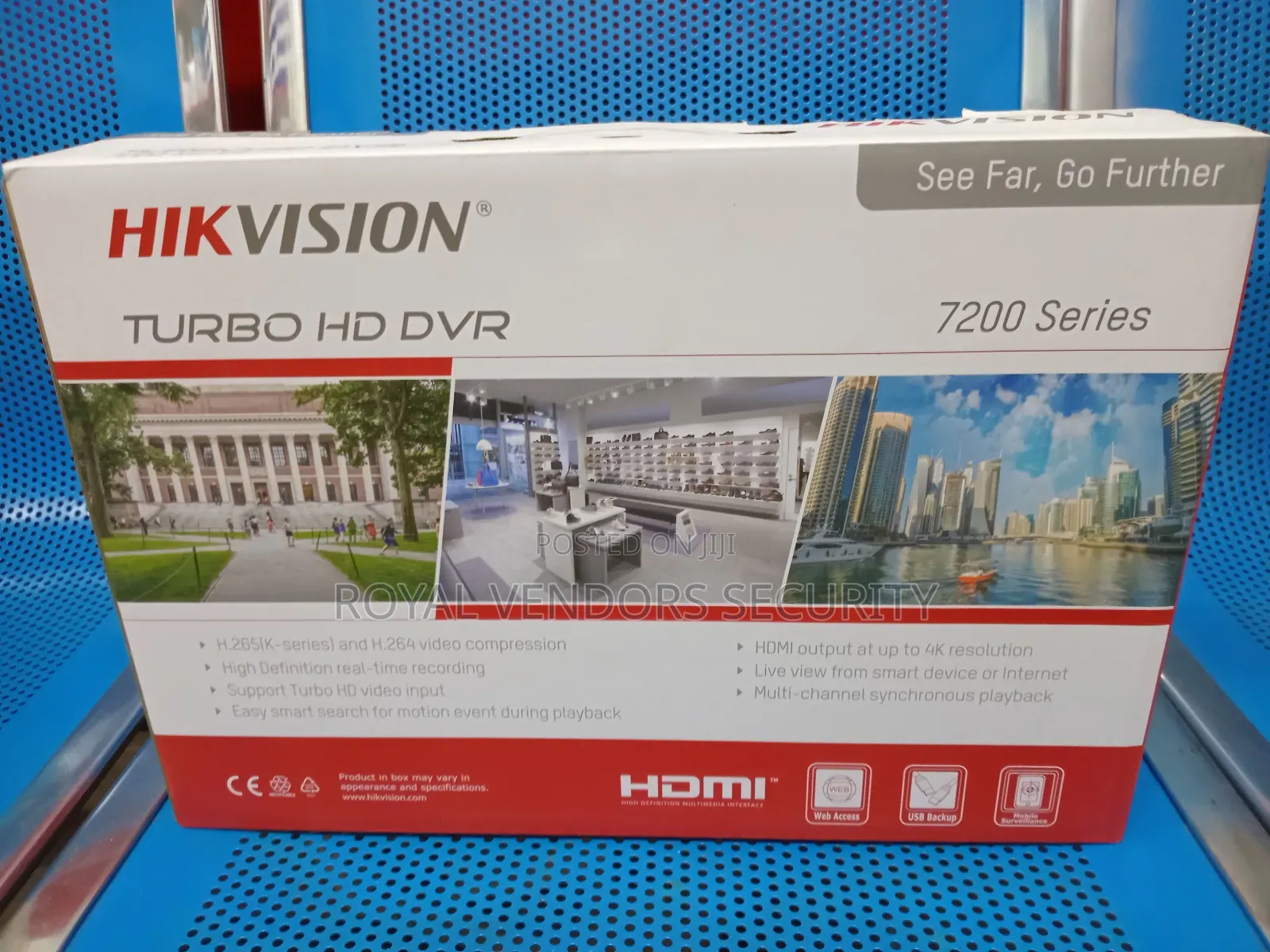 16 Channels DVR for 16 Wired 2mp CCTV Cameras