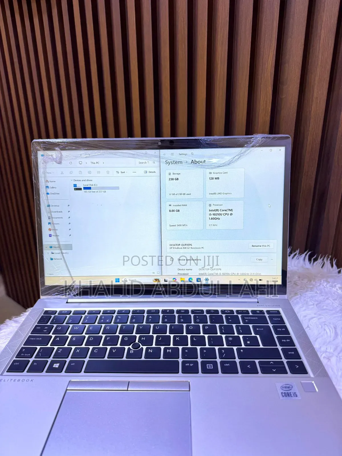 Laptop HP EliteBook 840 G7 8GB Intel Core i5 SSD 256GB