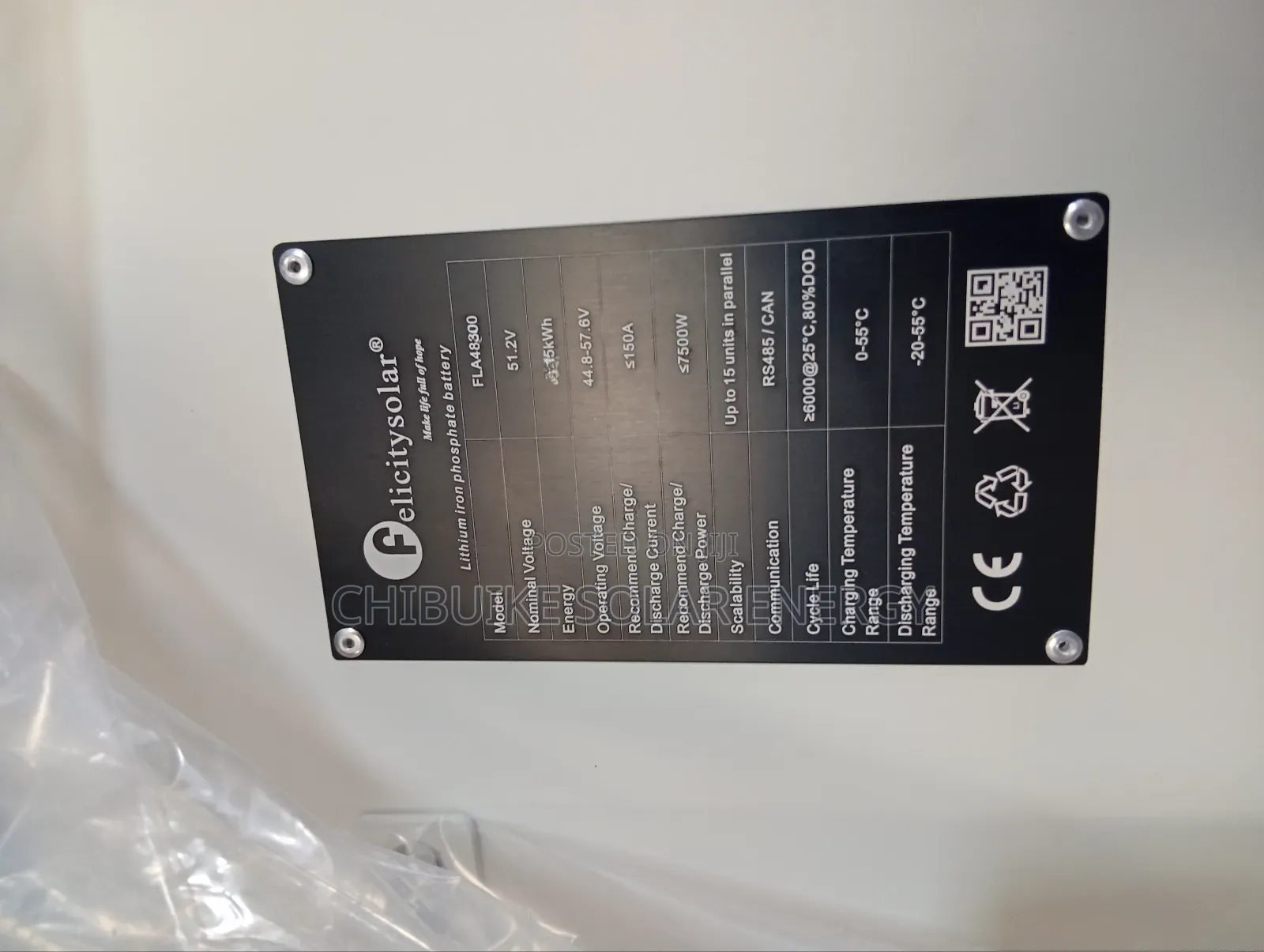 Felicity 15kwh Lithium Batteries