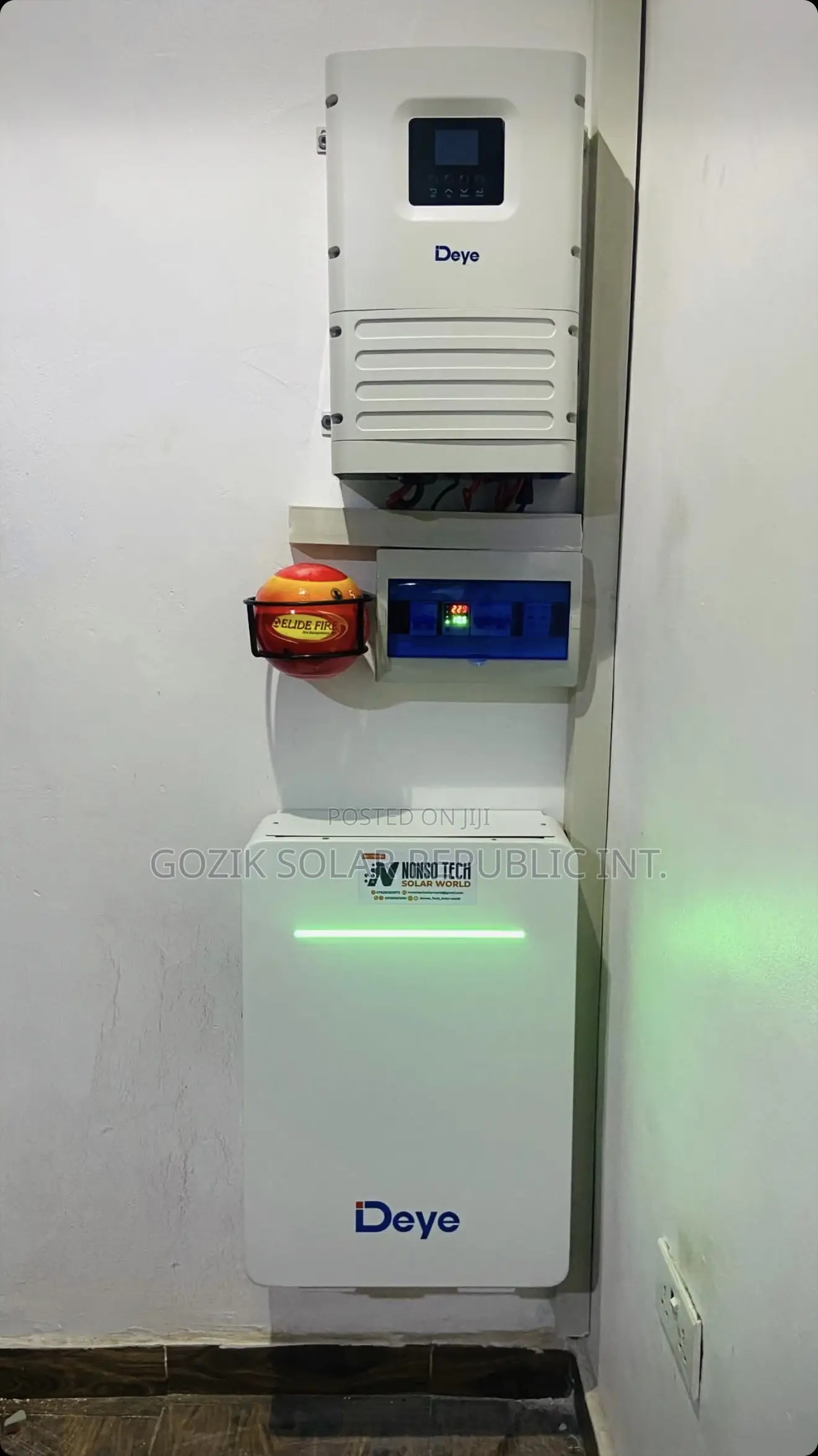 6kva Deye Inverter With 5kwh Deye Lithium Ion Battery 5yrs Warranty