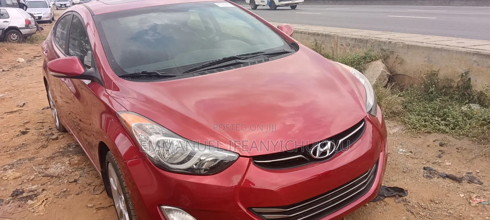 Hyundai Elantra Limited Sedan FWD (1.8L 4cyl 6A) 2013 Red