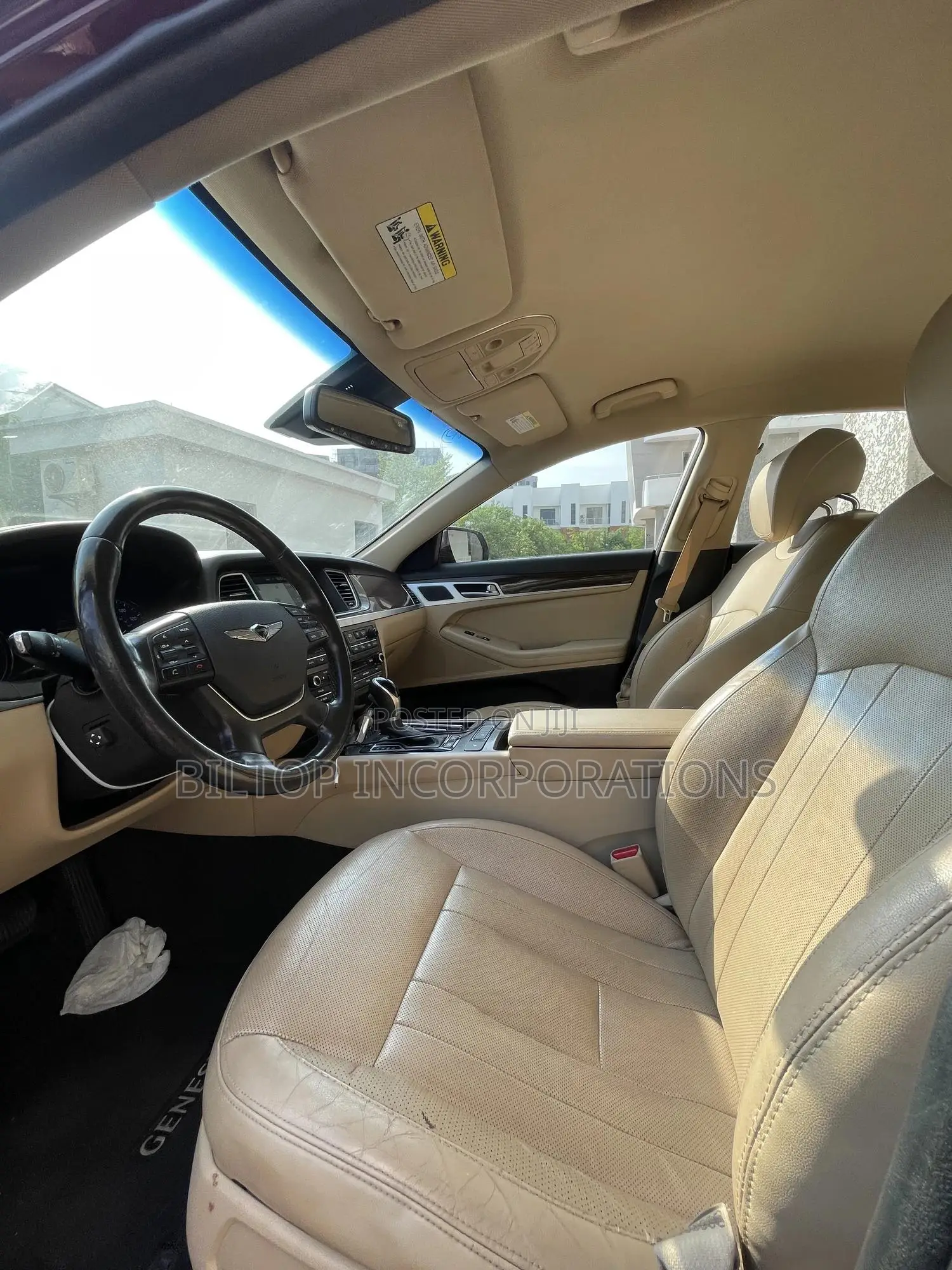 Genesis G80 3.8 2017 Red