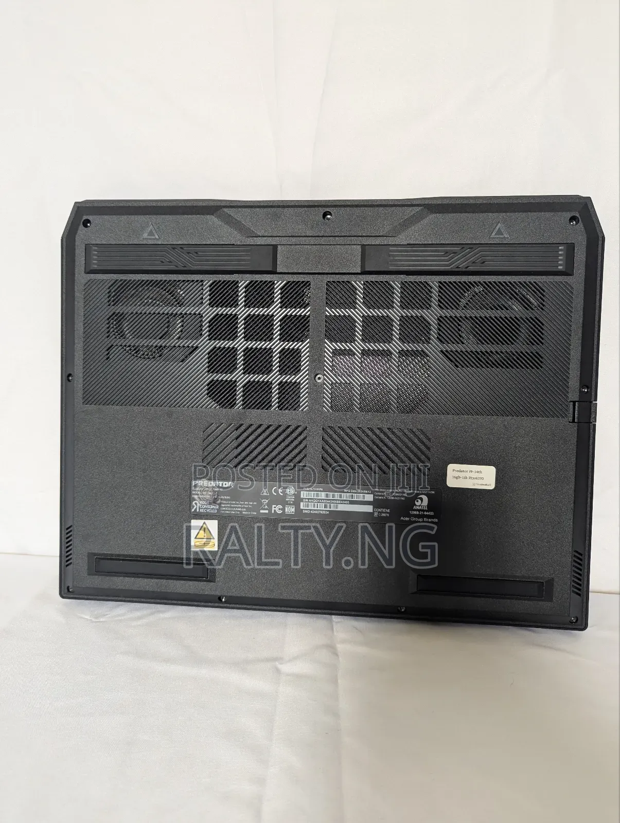 Laptop Acer Predator Helios Neo 16 16GB Intel Core i9 SSD 1T