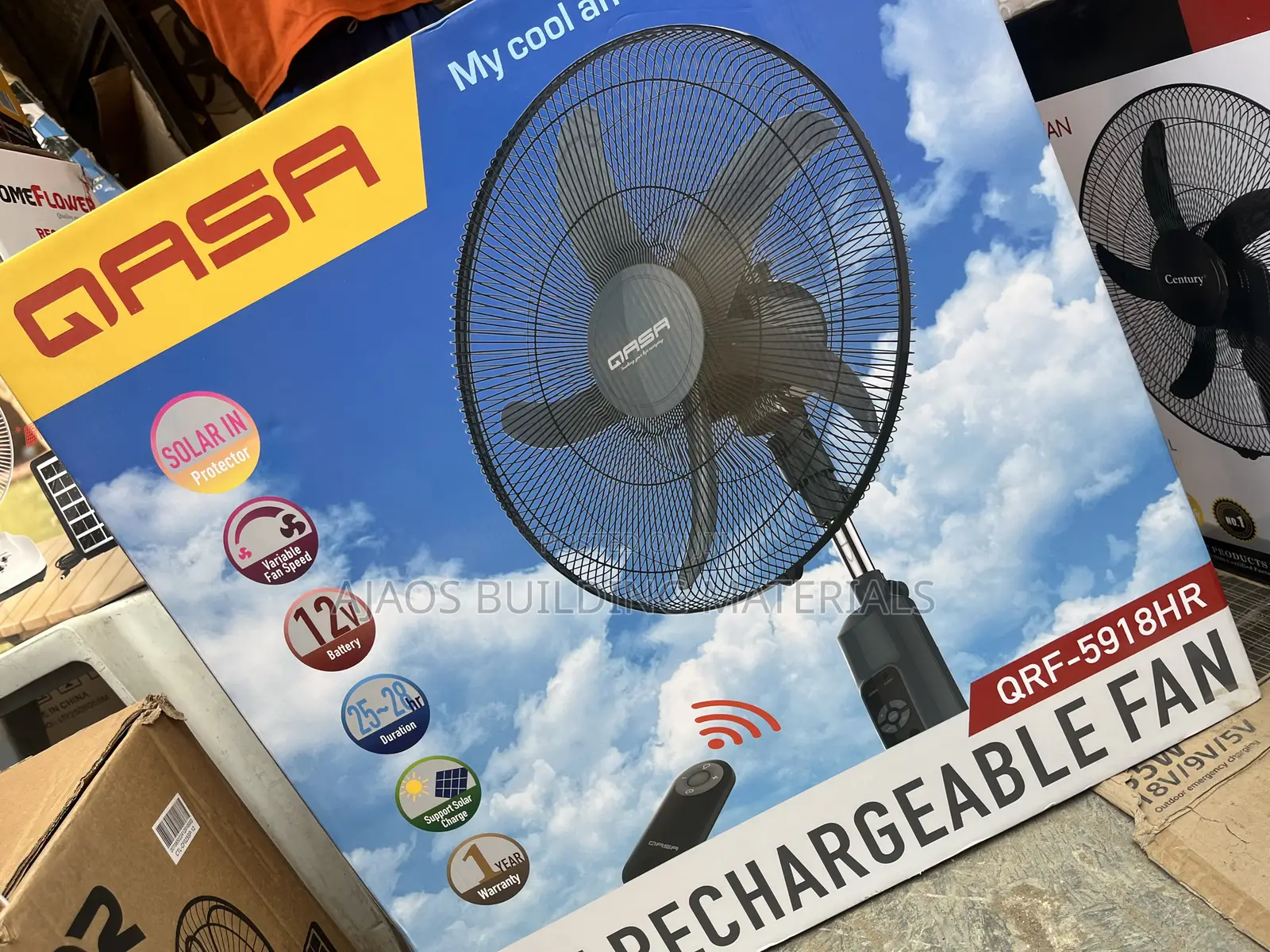 18 Inches Rechargeable Standing Fan