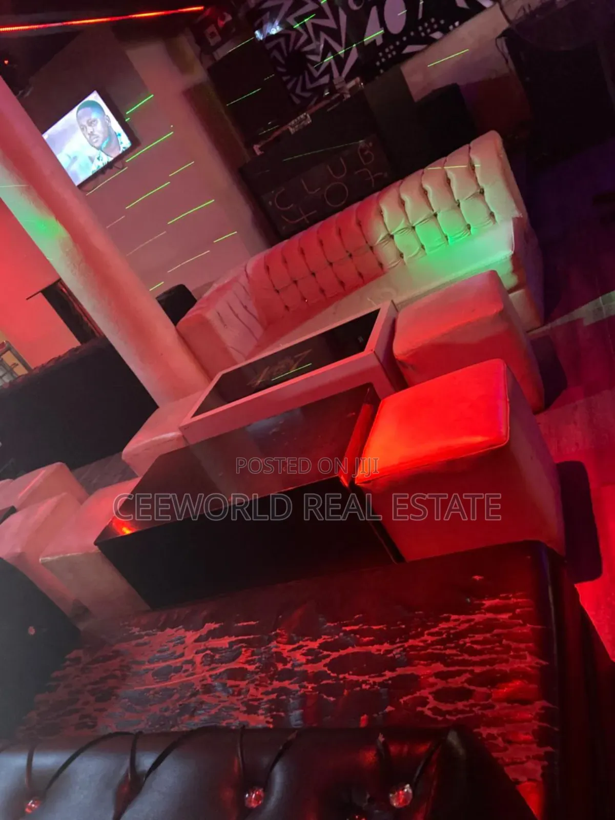A Functional Lounge at Main Oluyole for Lease With Furnished