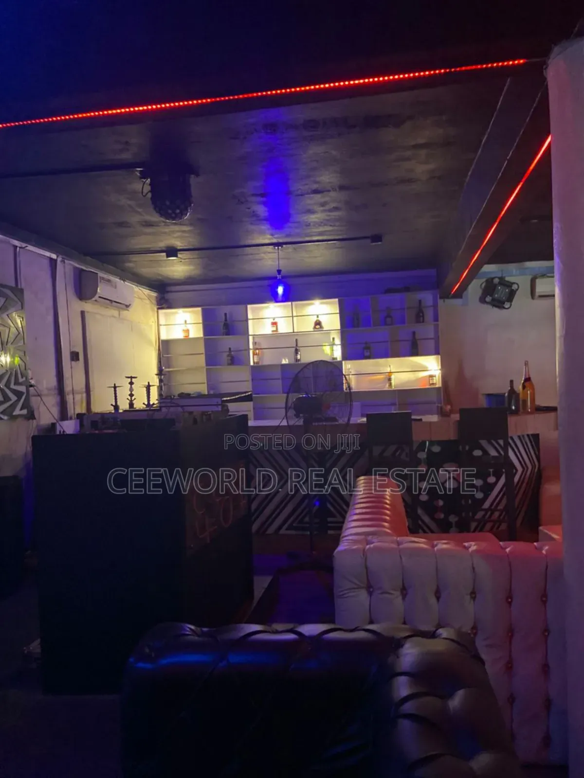A Functional Lounge at Main Oluyole for Lease With Furnished