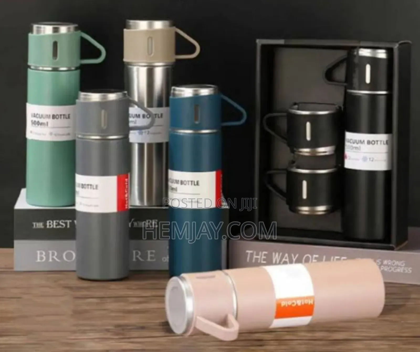 3 In 1 Vacuum Flask 500ml (High Quality)
