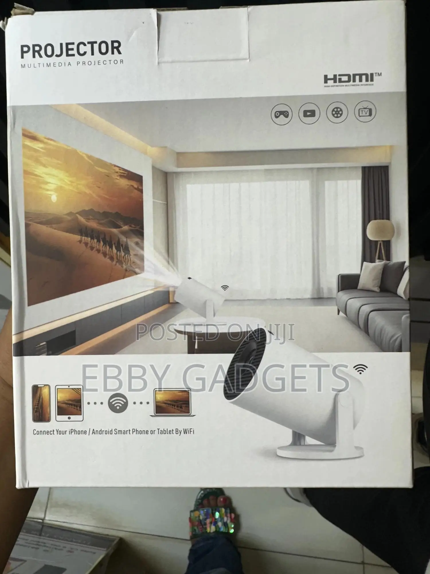 Hy300 Pro+ Smart Projector Android 11.0 Portable Projector