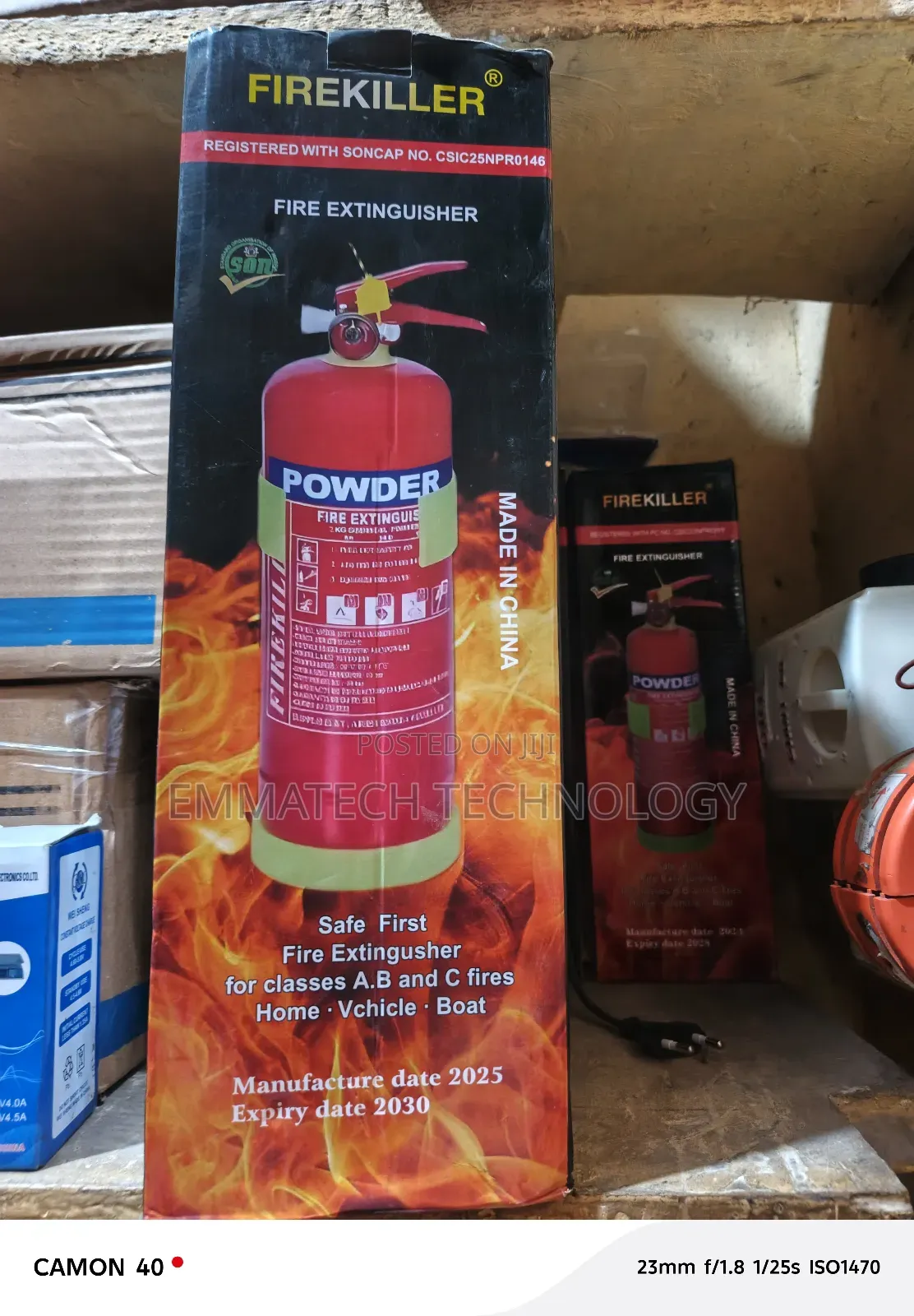 Brand New 2kg Fire Extinguisher