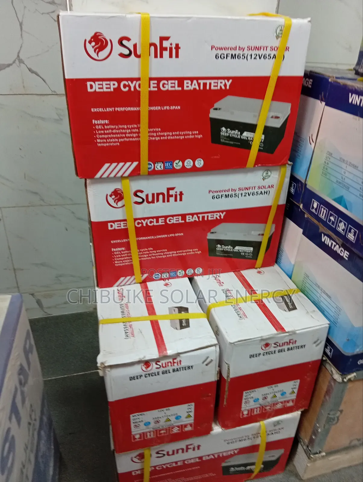 Sunfit Solar Batteries 65ah(12v65ah)
