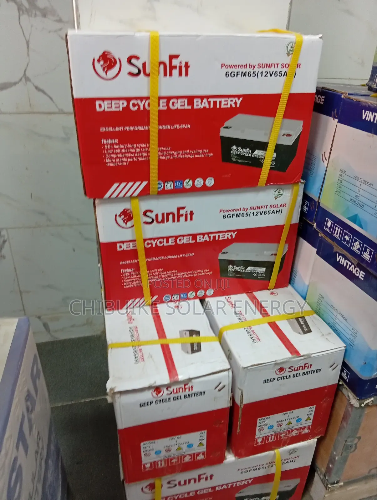 Sunfit Solar Batteries 65ah(12v65ah)