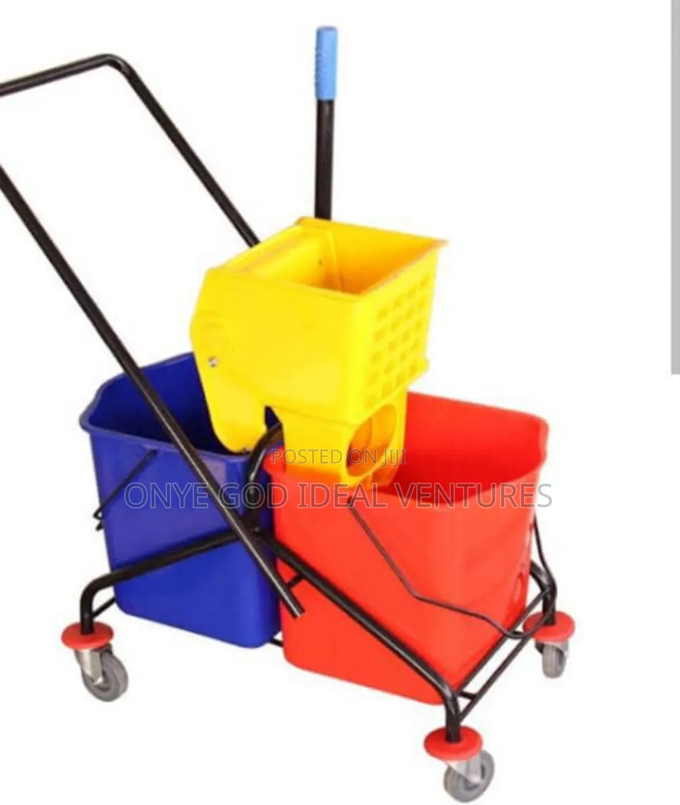 Commercial Mop Bucket Trolley With A Wringer,